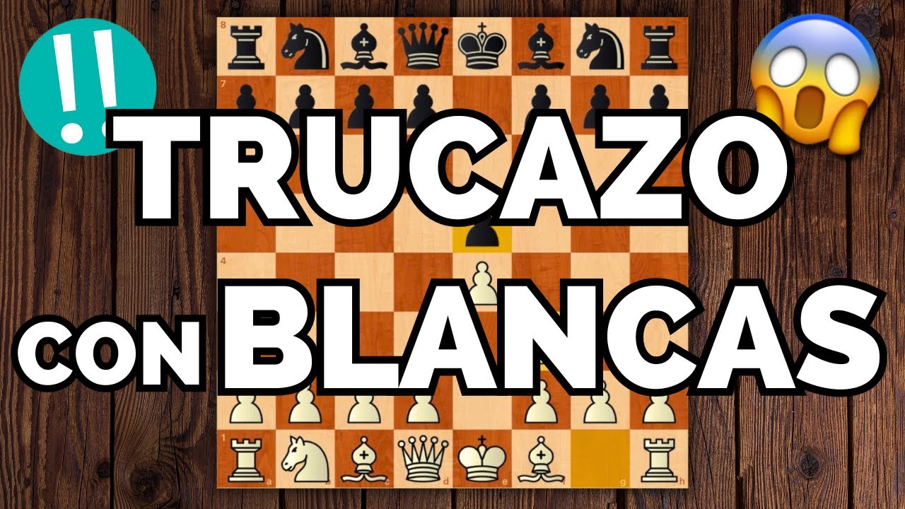 TRUCAZO para GANAR R&Aacute;PIDO en AJEDREZ😍🤩♟️ (con Blancas)