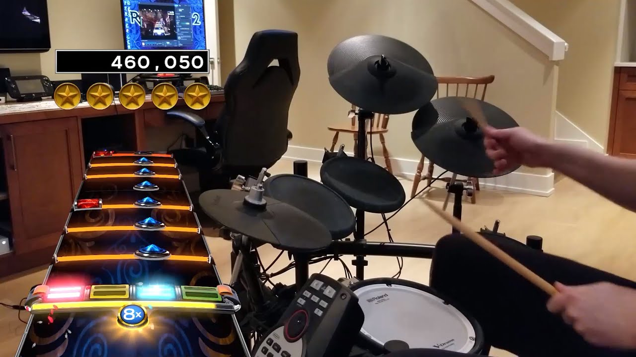 2 Minutes to Midnight by Iron Maiden | Rock Band 4 Pro Drums 100% FC