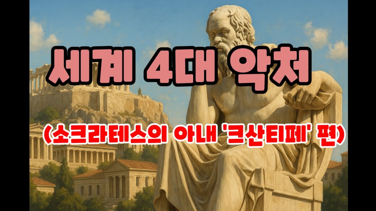세계 4대악처(소크라테스의 아내 '크산티페'편)