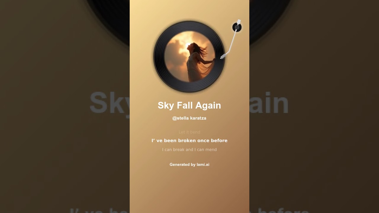 NEW SONG/ LET THE  SKY Fall Again /