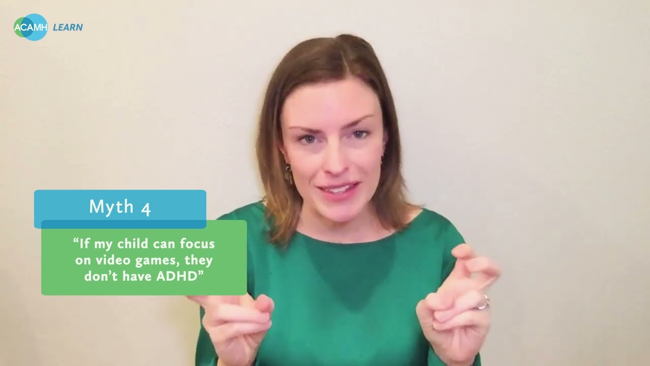 ADHD Myth Busting. Assistant Prof Erin Schoenfelder Gonzalez.