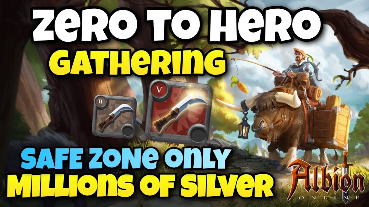 Zero to Hero Solo Making MILLIONS of Silver in Albion Online - In the Safe Zone!