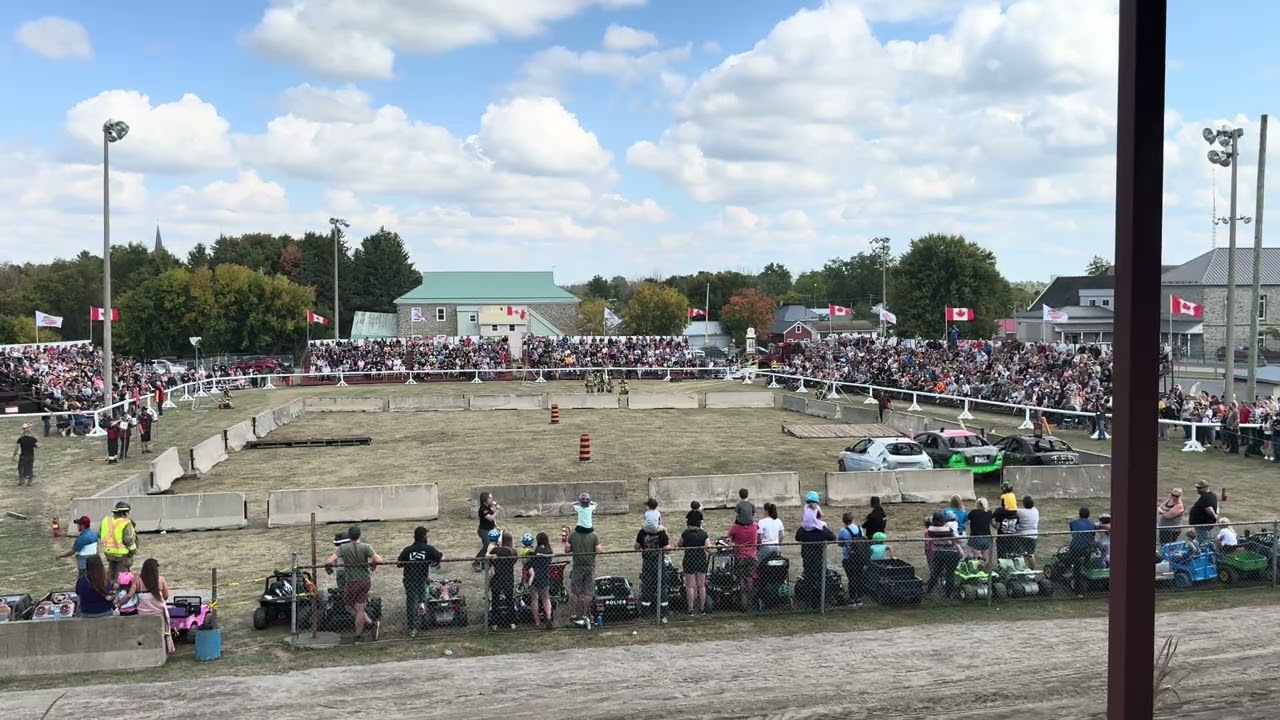 Spencerville fair demotion derby demo X racing ￼