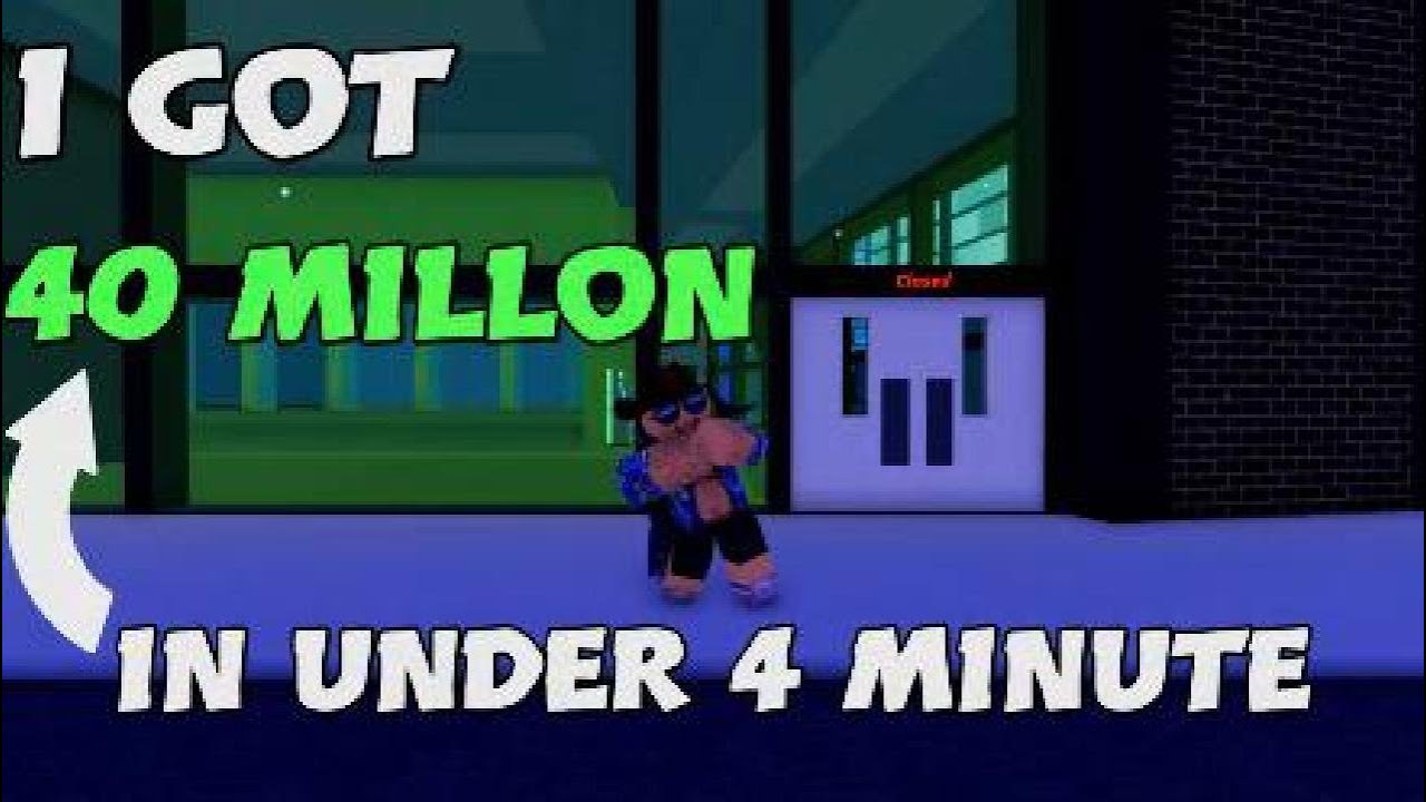 I got 40 Million in under 4minutes Roblox Jailbreak