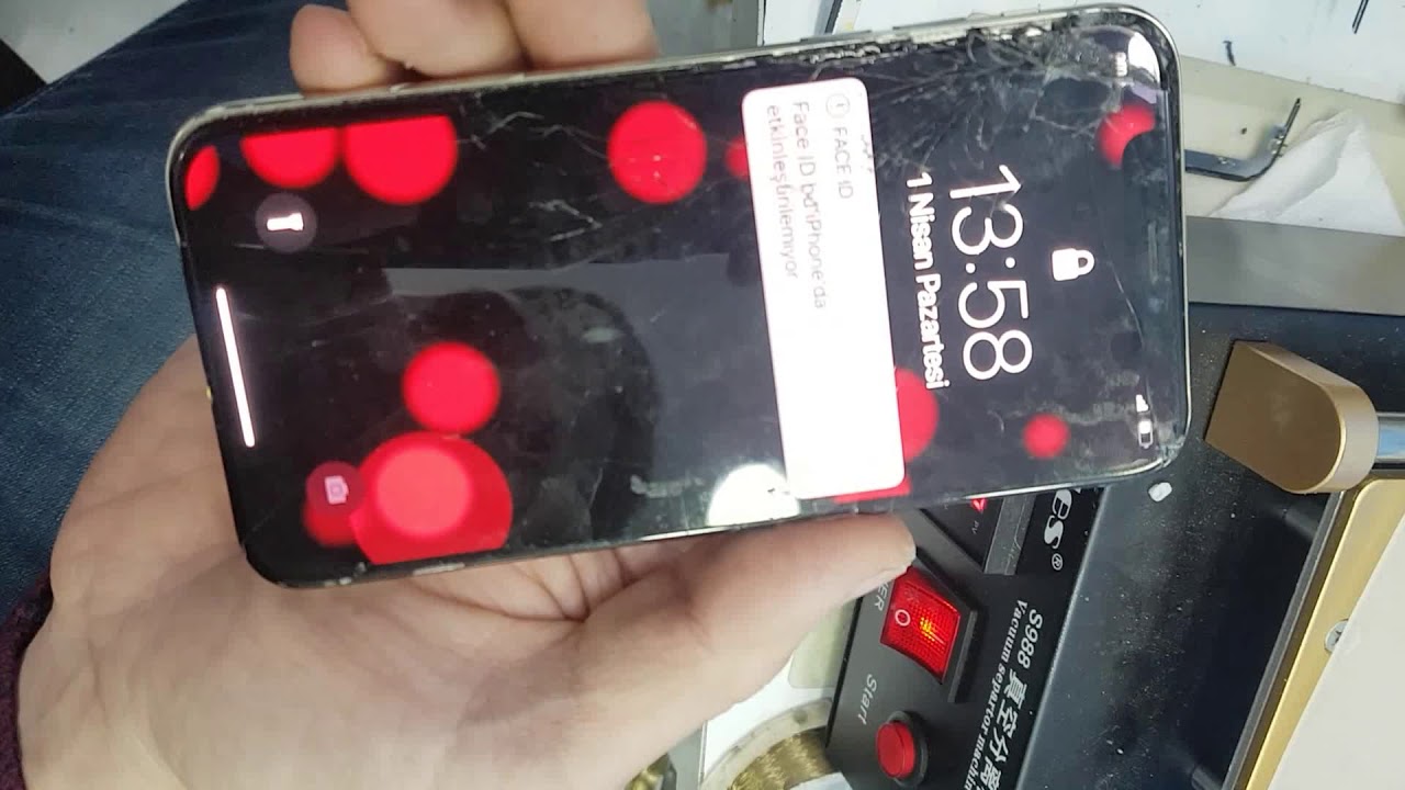 Iphone X çatlak cam değişimi türkçe detaylı / Iphone X glass replacement
