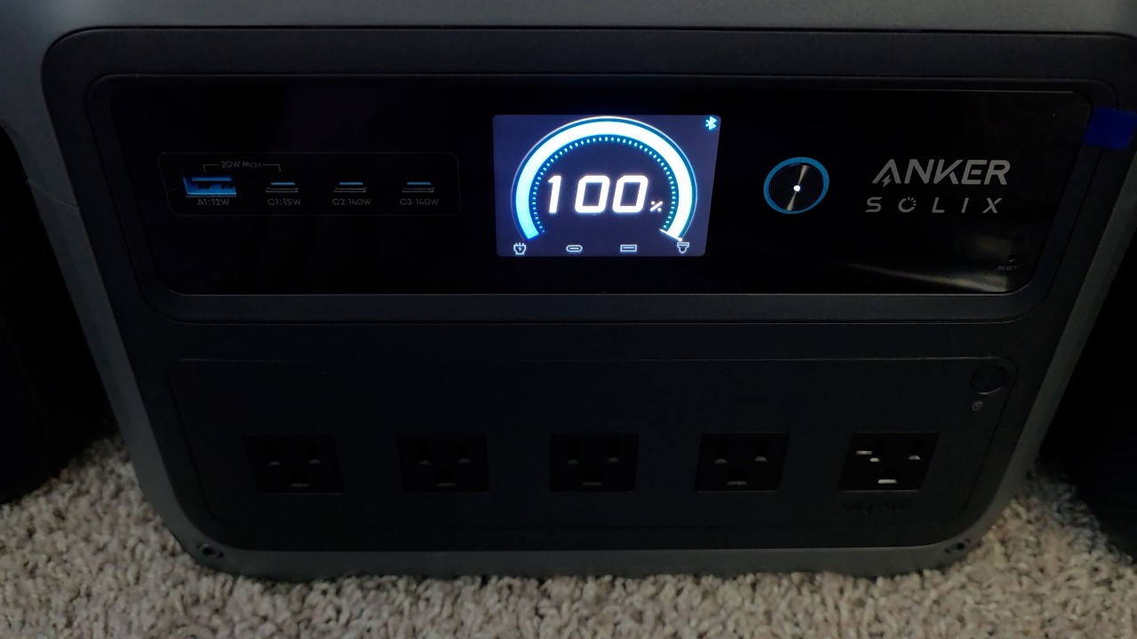 Портативная электростанция Anker SOLIX C1000 Gen 2, солнечный генератор мощностью 2000 Вт, полная...