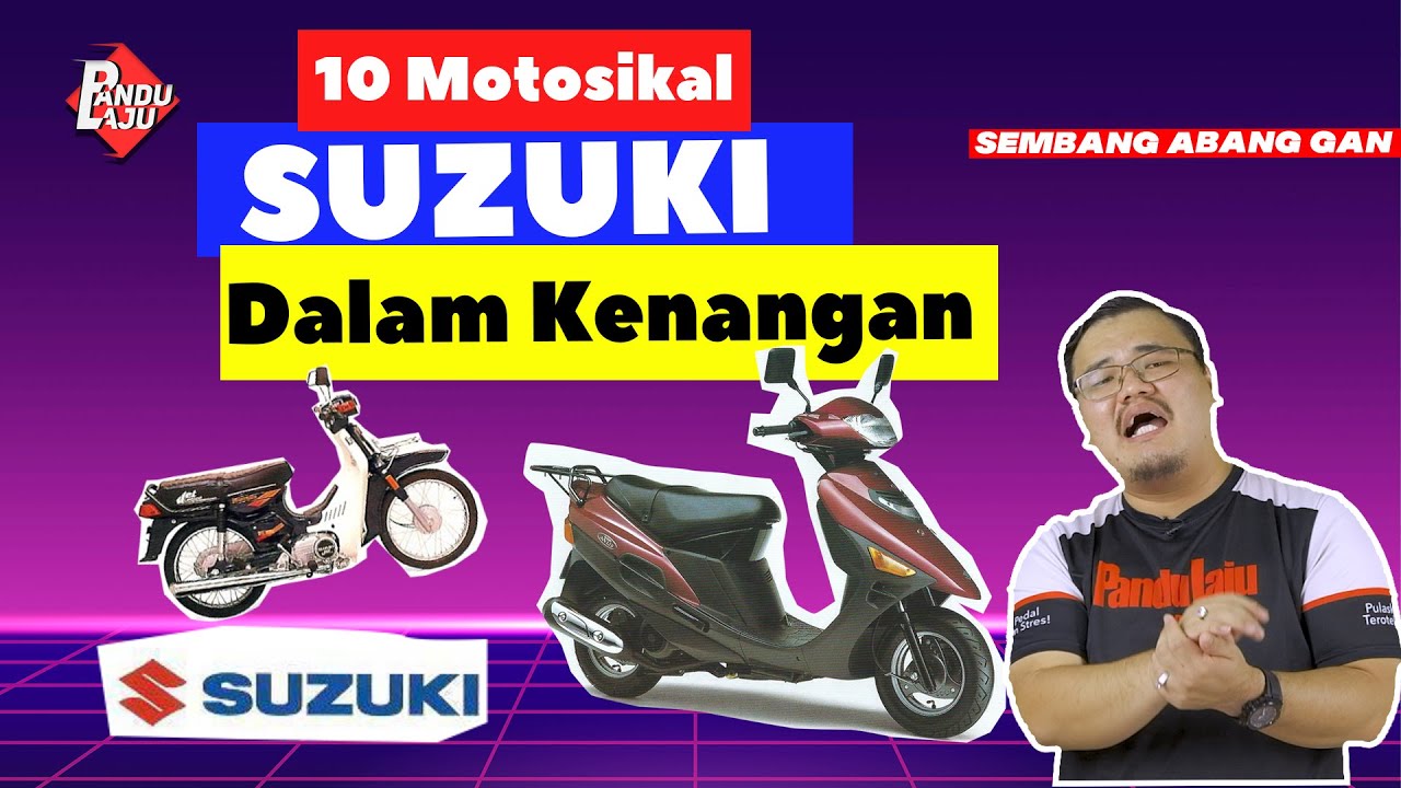 10 Motosikal Legenda Suzuki di Malaysia Dalam Kenangan!
