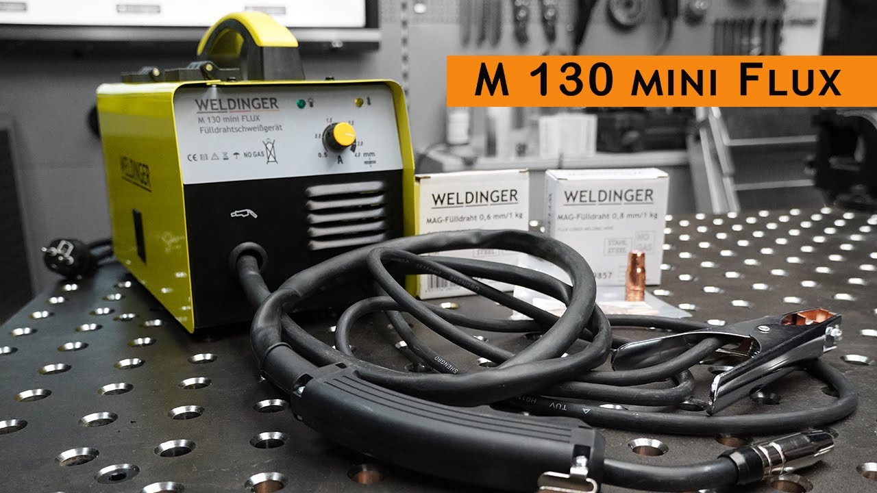 Fülldrahtschweißen auf höchstem Niveau | M130 Mini Flux von WELDINGER