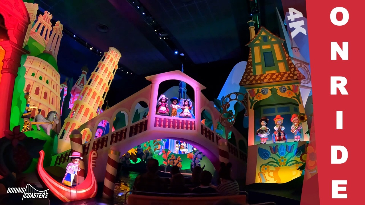 IT'S A SMALL WORLD 2025 ONRIDE | Disneyland Paris | 4K UHD POV, 60FPS | Intamin Boat Ride