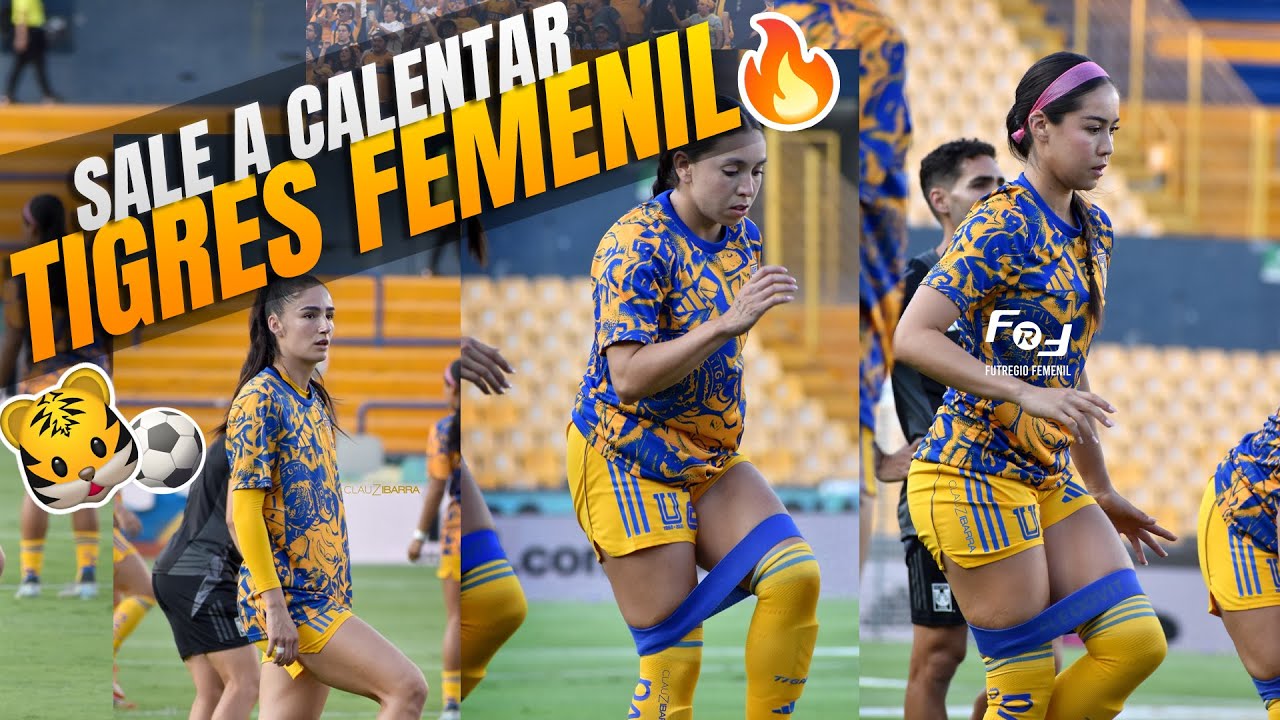 SALE A CALENTAR TIGRES FEMENIL! 🔥🐯 #ligamxfemenil #ligamx #tigres #tigresfemenil #futbolfemenil