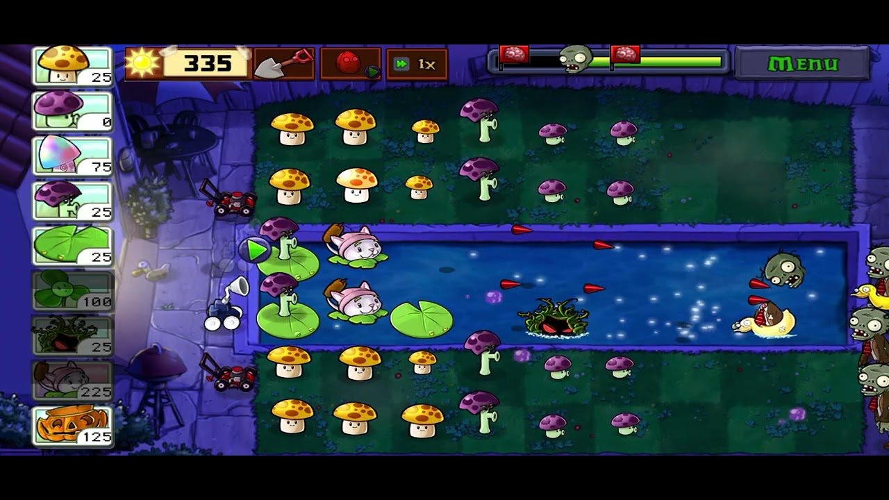 Fog night 4 PvZ