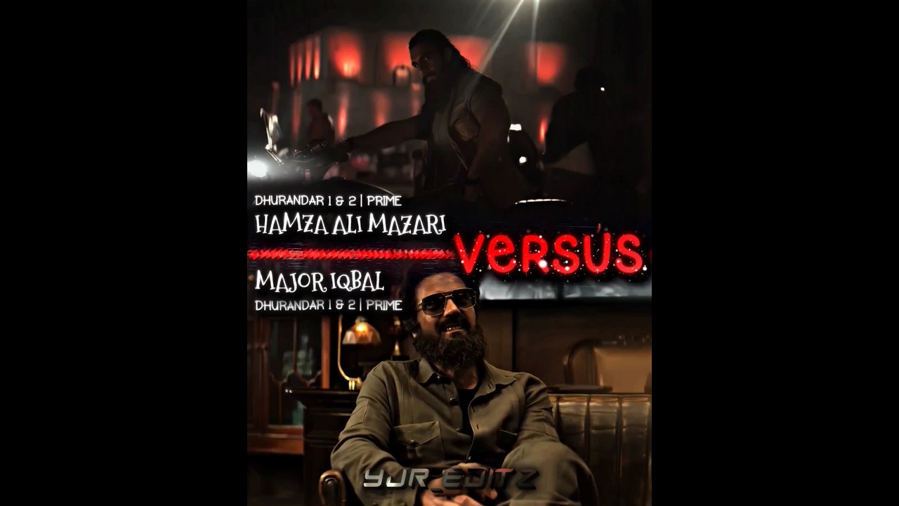 Hamza Ali Mazari vs Major Iqbal #dhurandhar #dhurandhar2 #jaskirat #majoriqbal