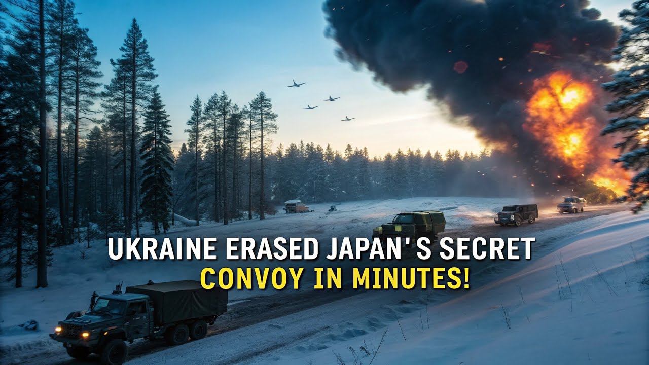 Ukraine’s Precision Strike Destroys Japan’s Secret Convoy Inside Russia!