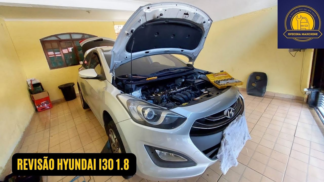 REVISAO HYUNDAI i30 1.8 2015 - TROCA DA JUNTA DE TAMPA DE VALVULAS, VELAS E MUITO MAIS