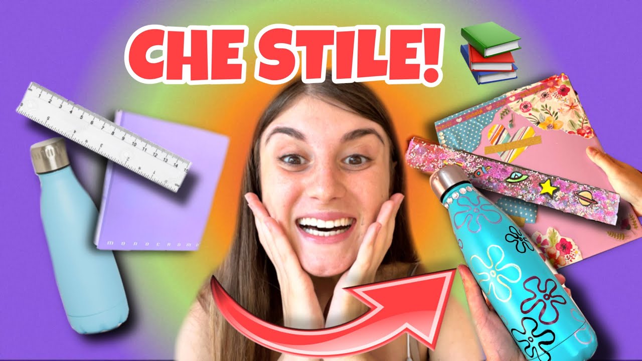 Personalizzo GADGET DI SCUOLA📚😍 Back to school EP.4