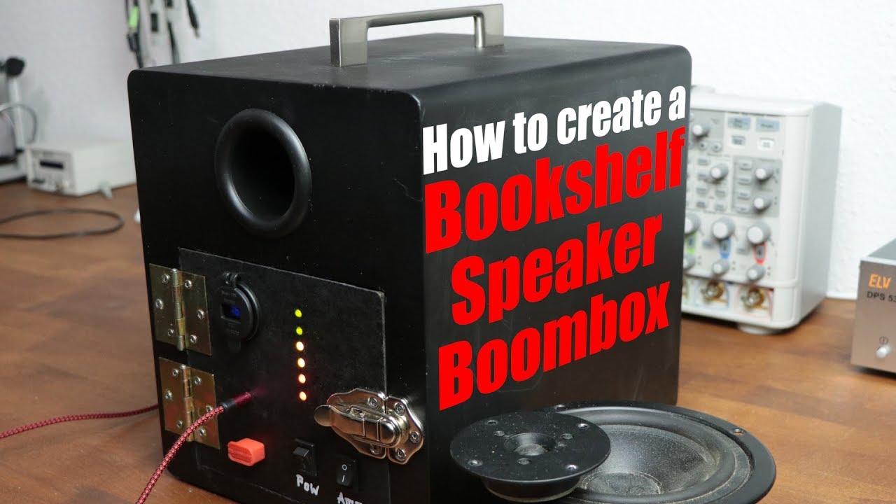 How to create a Bookshelf Speaker Boombox
