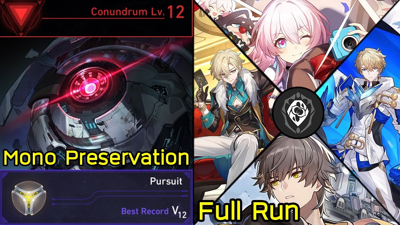 Conundrum Lv.12 Aventurine Mono Preservation Pursuit Dice Full Run