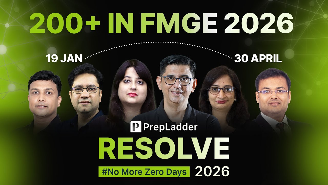 200+ in FMGE 2026 Starts Here | Resolve 2026