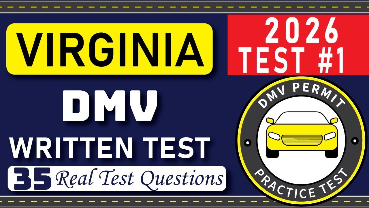 Virginia DMV Permit Practice Test 2026 – 35 Questions (Road Signs & General Knowledge)