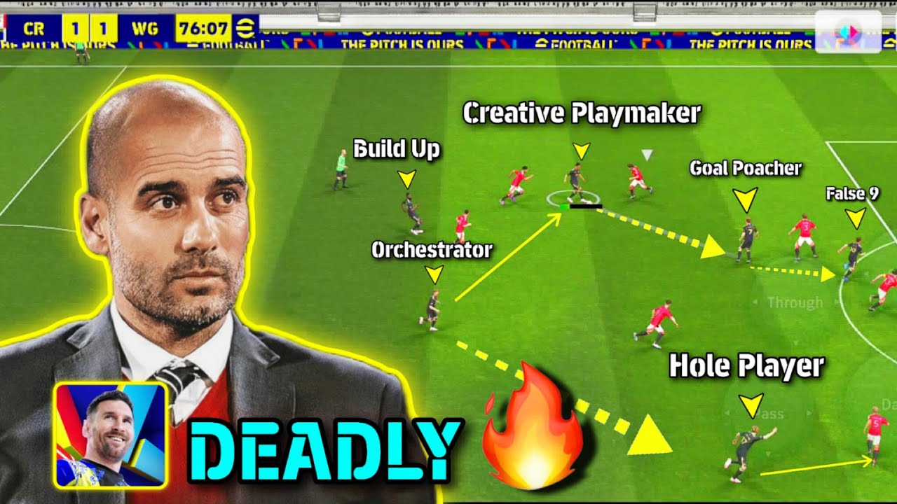 100% лучшая игровая формация владения мячом в eFootball 2025 Mobile!! 🔥🤩 eFootball 2025 Лучшая фо...