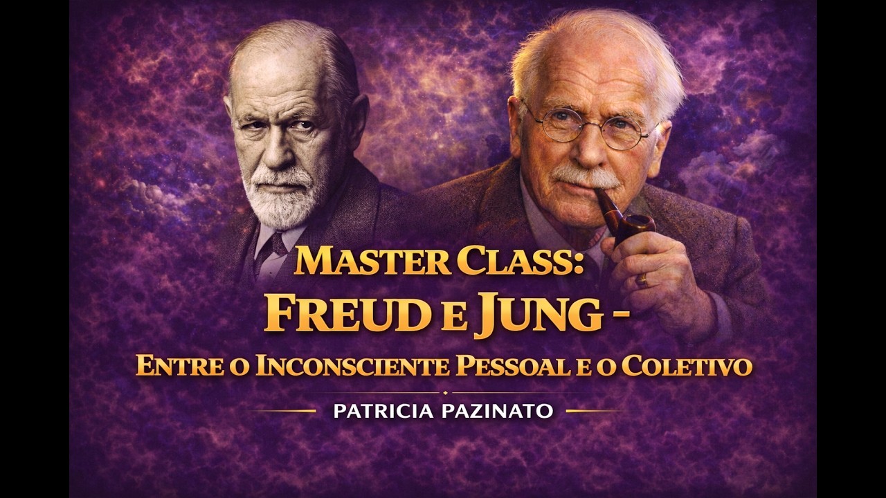 Master Class: Freud e Jung - Entre o Inconsciente Pessoal e o Coletivo - Patricia Pazinato-#jung