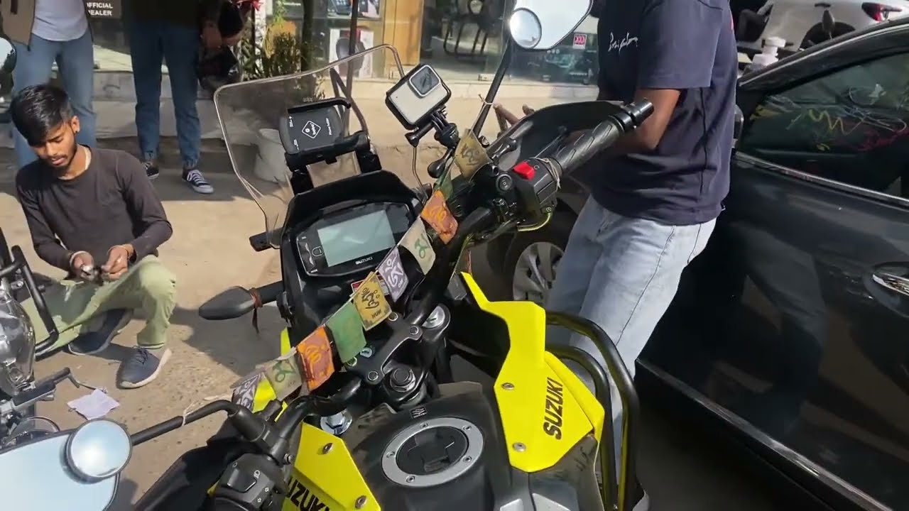 Suzuki V strom 250 Mobile holder || NEW GPS MOUNT  || ZANA