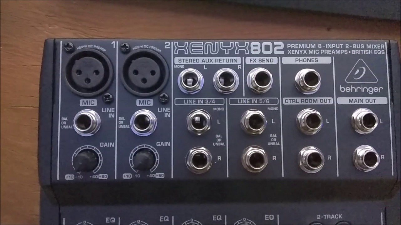 Behringer Xenyx 802 Premium - Unboxing