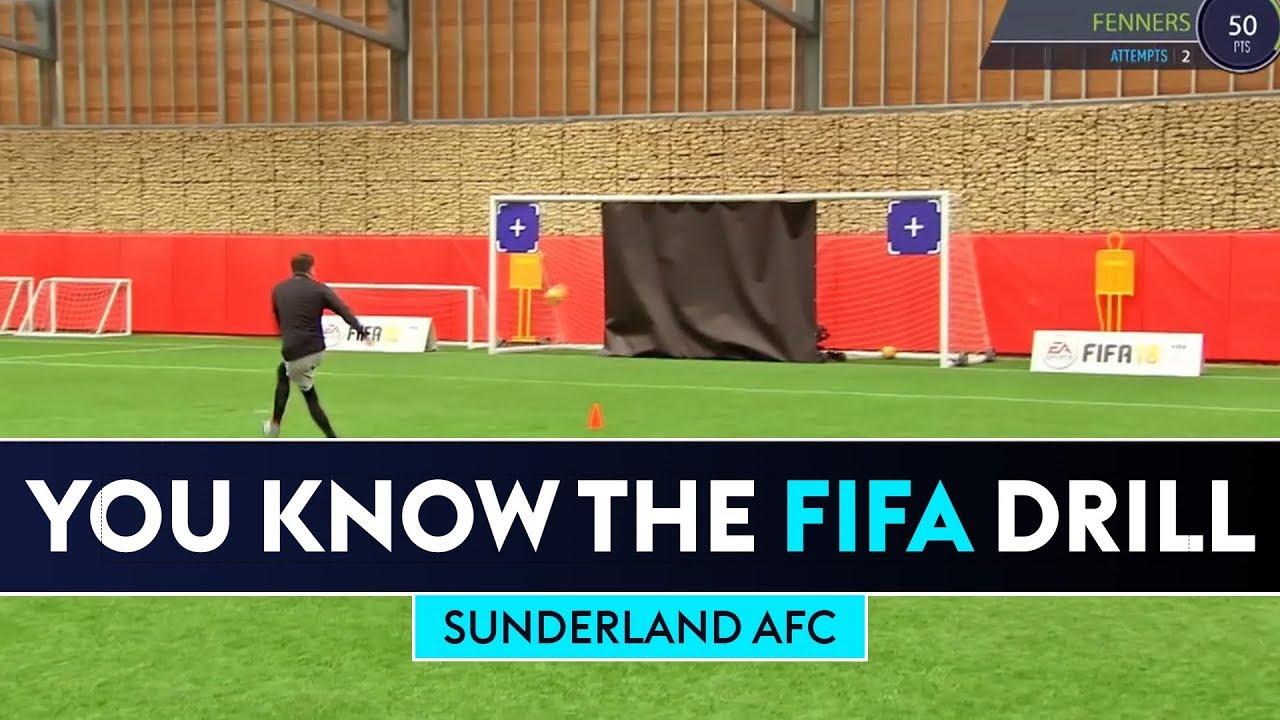 Advanced Shooting Challenge! | Sunderland | You Know The FIFA Drill