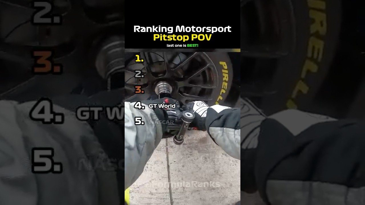 Ranking Motorsport Pitstops POV! 👀🧑&zwj;🔧