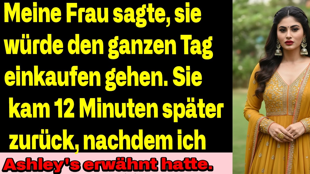 Meine Frau ging „shoppen“ – doch nach einem Wort kam sie nach 12 Minuten zurück