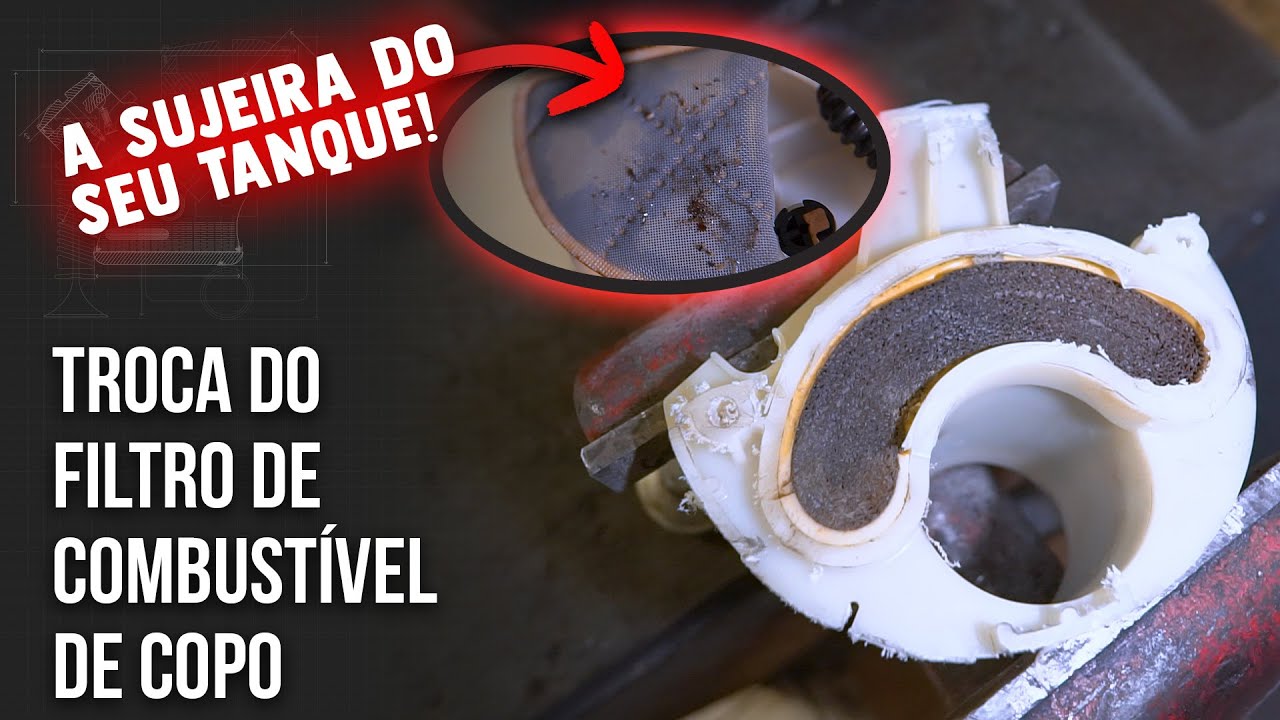 Parece limpo mas... OLHA POR DENTRO! Filtro de combustível interno (Honda, Toyota, Mitsubishi...)