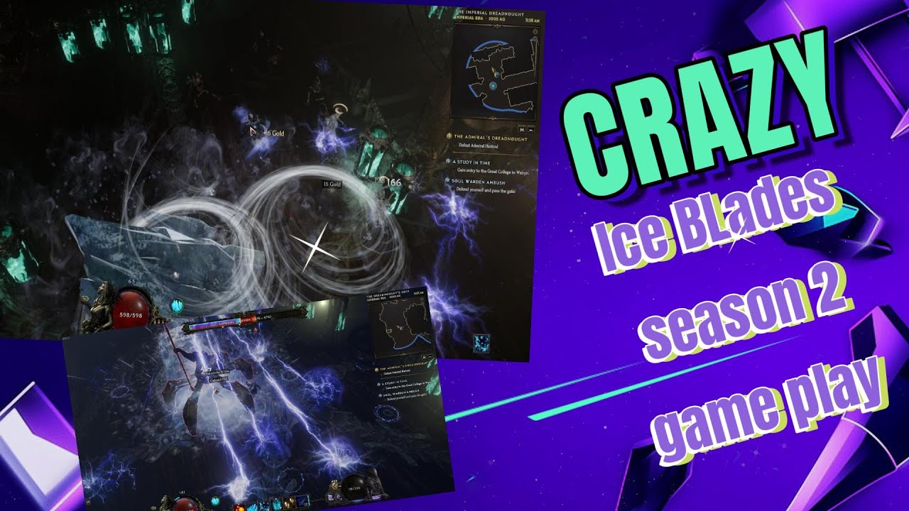 Trying the new seaon Last epoch, Ice blade build