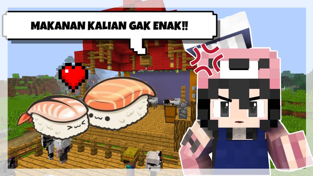 💖VIVI JUJUR, MAKANAN KALIAN GAK ENAK BANGET🍣 | UNYU SERIES | SHOWCASE MINECRAFT MOD