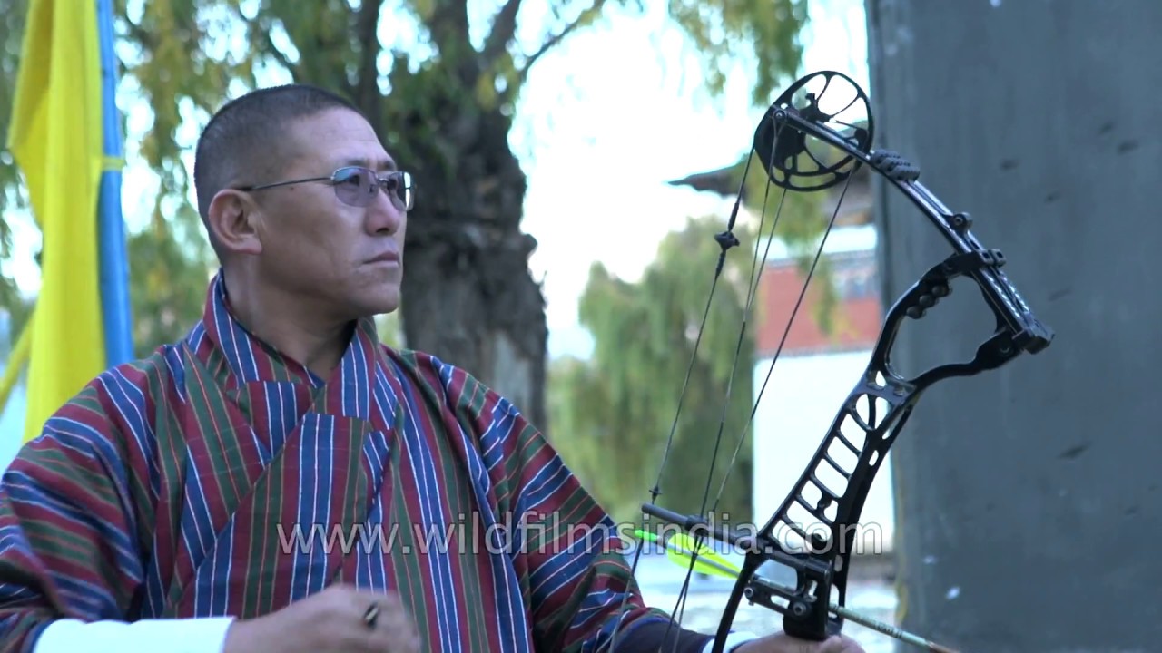 Archery or 'Dha', the national sport of Bhutan