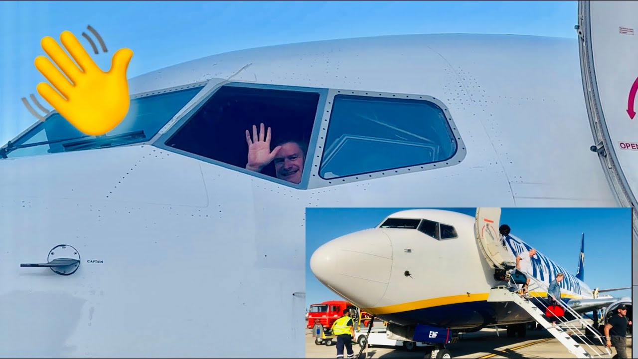 Onboard Ryanair’s B737-800 from Manchester to Lanzarote.