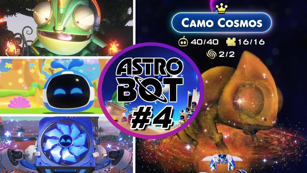 ASTRO BOT Gameplay Walkthrough #4 (Camo Cosmos)