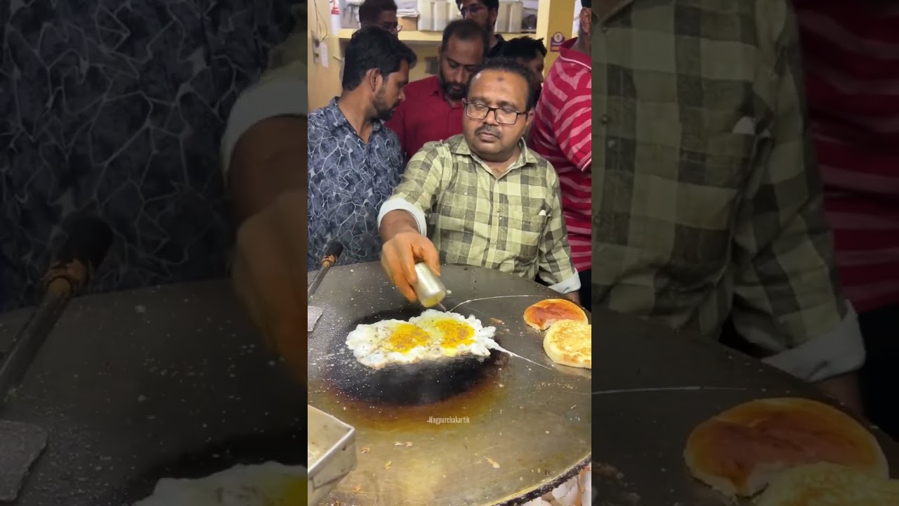 Israel Anda Pav Ka Double Egg Fry 🤩 #shorts #streetfood #ashortaday