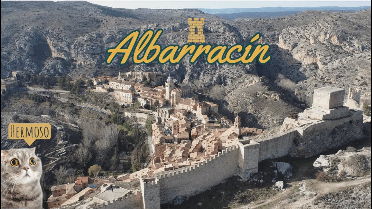 Albarracín a vista de dron 4k ! Espectacular!