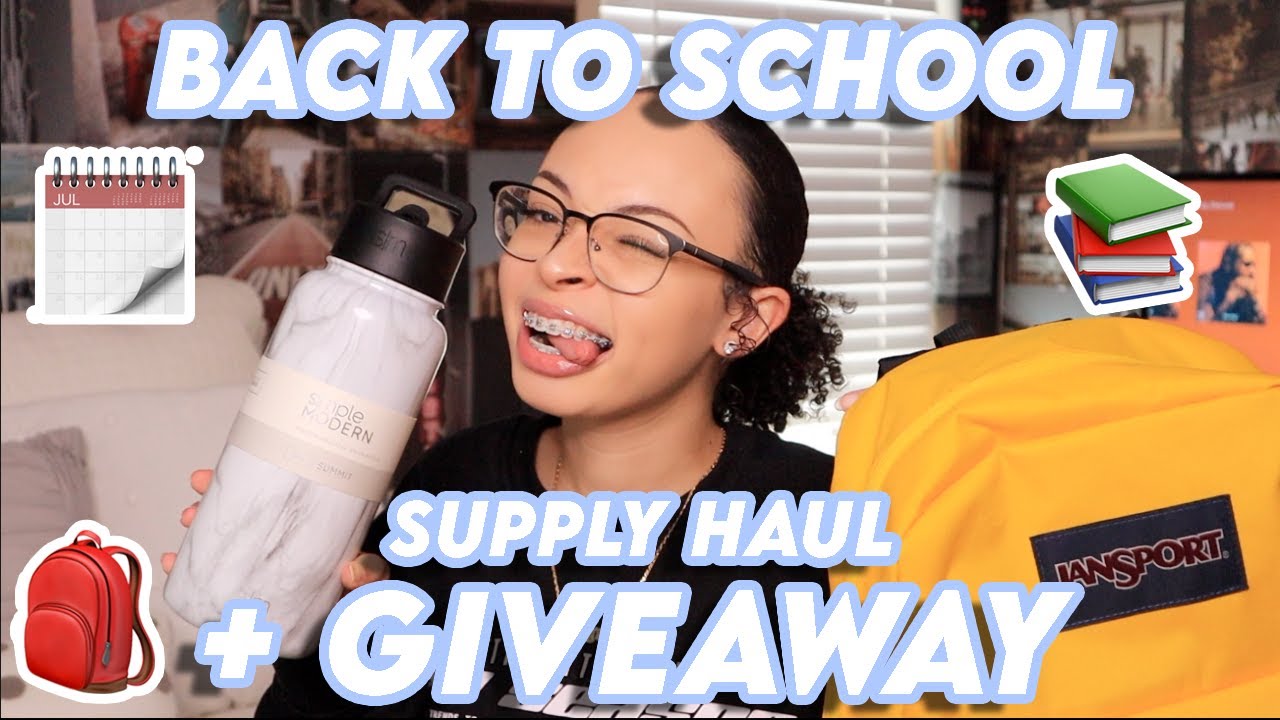 2020 Back to School Supply Haul + GIVEAWAY (CLOSED) | aliyah simone