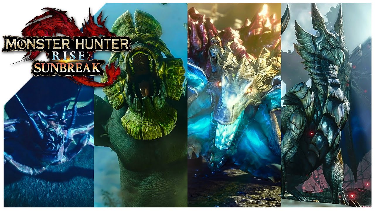 Monster Hunter Rise: Sunbreak • All 32 Boss Fights and Ending