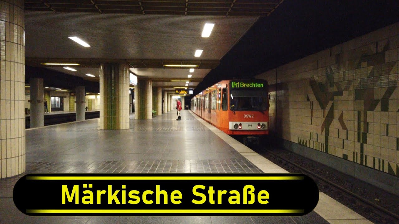 Stadtbahn Station M&auml;rkische Stra&szlig;e - Dortmund 🇩🇪 - Walkthrough 🚶