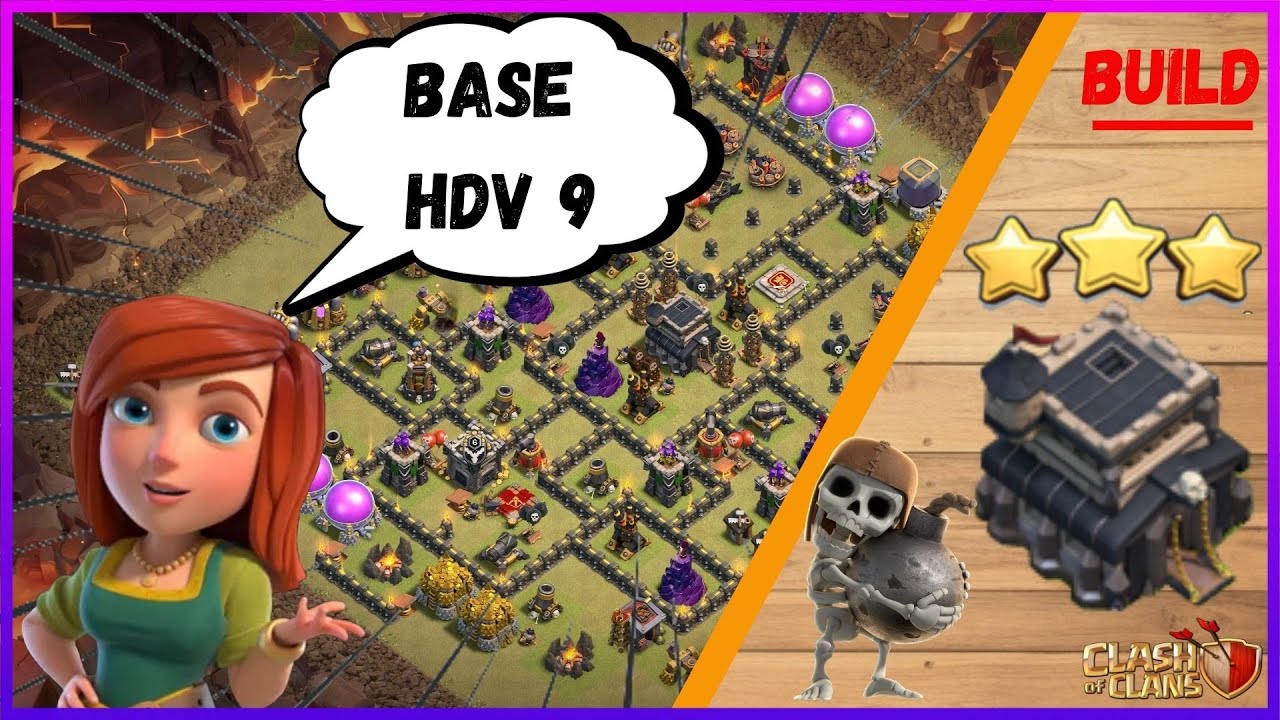 J'essaye de CONSTRUIRE ma première base sur Clash of Clans ! En HDV 9 | Réussite ou fail ?!