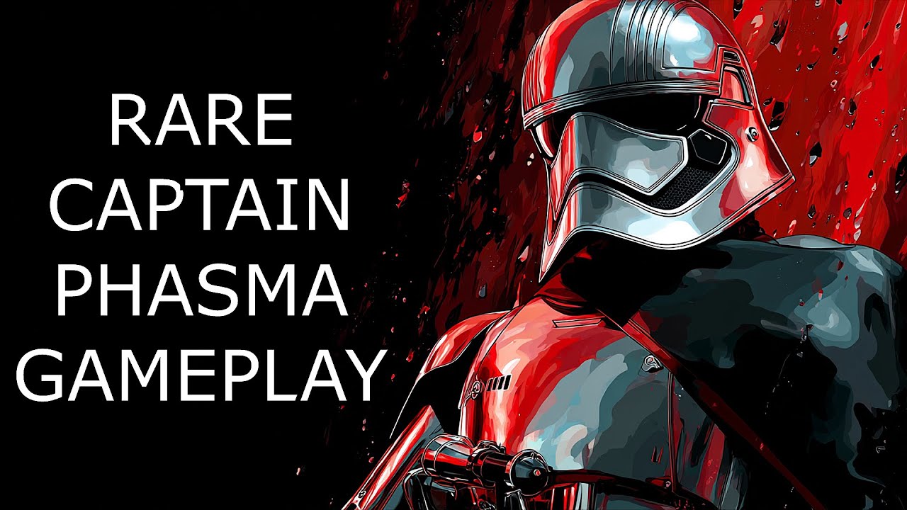 RARE CAPTAIN PHASMA GAMEPLAY | Supremacy | Star Wars Battlefront 2
