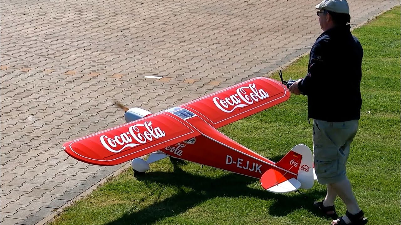 HUGE RC PIPER PA-18 FLIGHT DEMONSTRATION / B&ouml;lsdorf Germany 2016