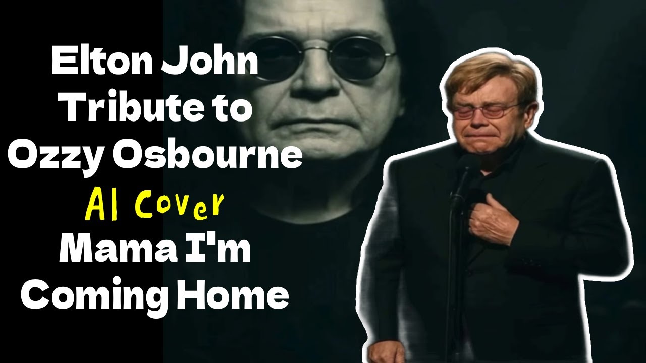 Elton John - Mama I'm Coming Home - Live Ozzy Osbourne Tribute (AI)