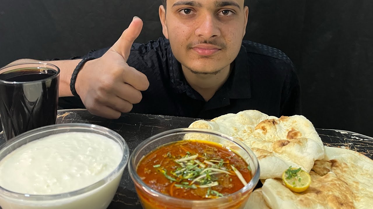 ASMR; EATING BEEF NIHARI | BEEF NIHARI MUKBANG | EATING BEEF NIHARI |