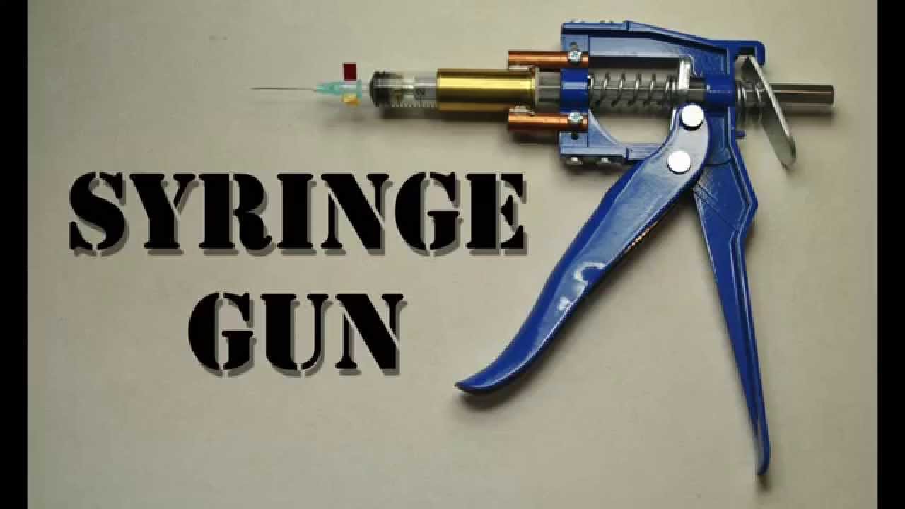 Syringe Needle Gun, Syringe Dart Shooter, Syringe shooter