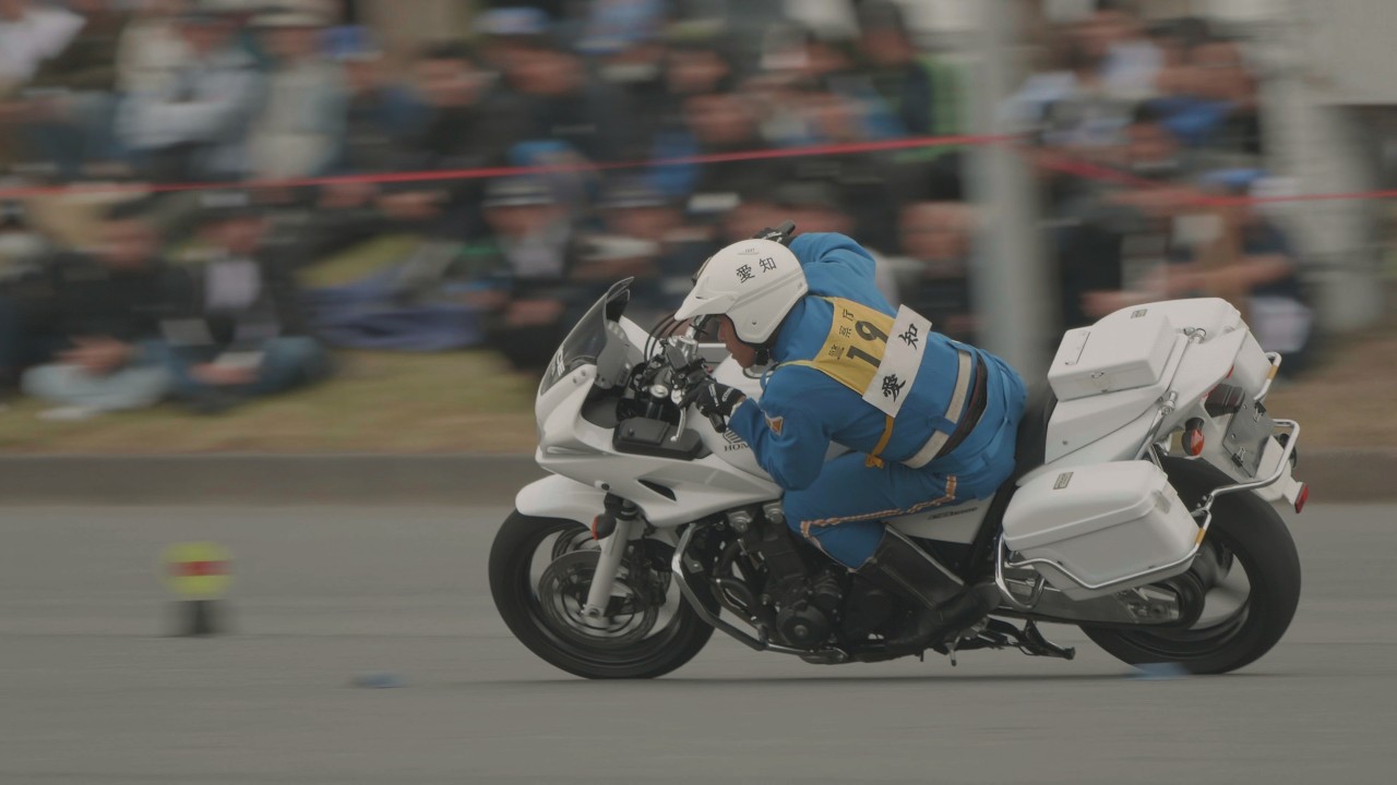 これが日本警察最高峰の限界スラローム走行！全国白バイ安全運転競技大会2024・傾斜走行・男性の部 2024 All Japan Police Motorcycle Competition