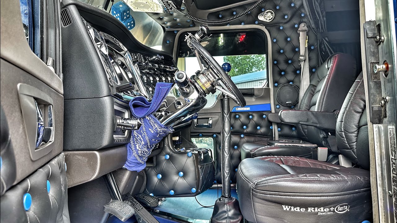 How to lower your steering column in a newer kenworth w900,t800 or t660