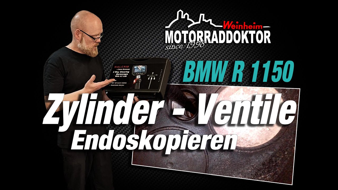 Muss das so!? | Zylinder Endoskopie & Zündkerzenbild | BMW R 1150 | Ralcam Borescope #motorraddoktor